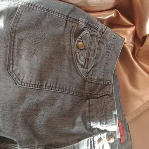 Plus size jean shorts
